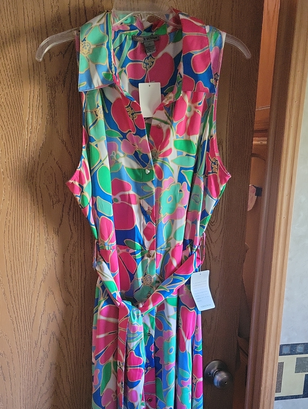 Floral Maxi Button Down
